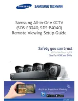 Preview for 1 page of Samsung SDS-P4040 Setup Manual