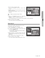 Предварительный просмотр 75 страницы Samsung SDS-V4040 User Manual