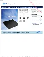 Preview for 1 page of Samsung SE-218BB Installation Instructions Manual