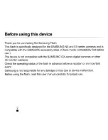 Preview for 2 page of Samsung SEF15A User Manual