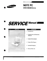 Samsung SENS 820 SERIES Service Manual preview