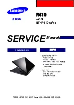 Preview for 1 page of Samsung Sens NT-R410 Series Service Manual