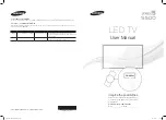 Samsung SERIES 5 5500 User Manual preview