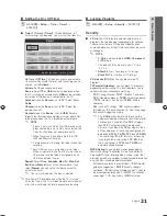 Preview for 21 page of Samsung series 6 6500 User Manual