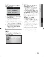 Preview for 43 page of Samsung series 6 6500 User Manual