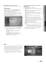 Предварительный просмотр 51 страницы Samsung Series 7 7000 UN46C7000 Manuel D'Utilisation