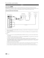 Предварительный просмотр 44 страницы Samsung Series 8 8000 UN46C8000 Manual Del Usuario