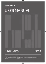 Preview for 1 page of Samsung Sero QE43LS05T User Manual