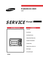 Preview for 1 page of Samsung SESAB M957 Service Manual