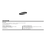 Preview for 12 page of Samsung SEW3043WN Manual