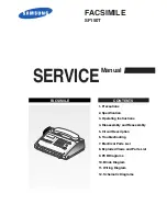 Samsung SF-150T Service Manual preview