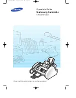 Preview for 2 page of Samsung SF-3000I Operator'S Manual