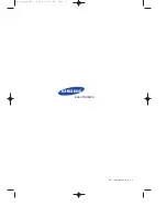 Samsung SF3000 Operator'S Manual preview