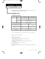 Preview for 44 page of Samsung SF3000 Operator'S Manual