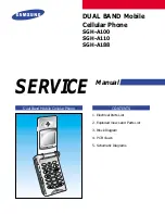 Samsung SGH-A100 Service Manual preview