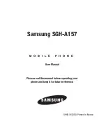 Preview for 1 page of Samsung SGH-A157 User Manual