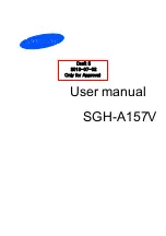 Preview for 1 page of Samsung SGH-A157V User Manual