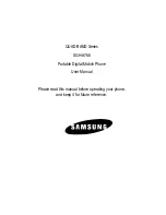 Preview for 1 page of Samsung SGH-A766 User Manual