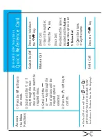 Preview for 1 page of Samsung SGH-A800 Quick Reference Card