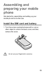 Предварительный просмотр 14 страницы Samsung SGH-A847R User Manual