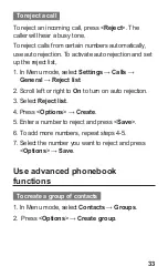 Предварительный просмотр 34 страницы Samsung SGH-A847R User Manual