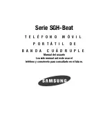 Предварительный просмотр 1 страницы Samsung SGH-Beat Series (Spanish) Manual Del Usuario