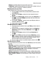 Предварительный просмотр 117 страницы Samsung SGH-Beat Series (Spanish) Manual Del Usuario