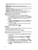 Предварительный просмотр 118 страницы Samsung SGH-Beat Series (Spanish) Manual Del Usuario