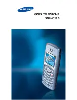 Предварительный просмотр 1 страницы Samsung SGH-C110 Quick Manual