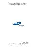 Preview for 151 page of Samsung SGH-C110 Quick Manual