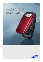 Samsung SGH-C260 User Manual preview