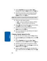 Предварительный просмотр 68 страницы Samsung SGH D406 User Manual