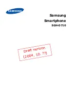 Preview for 1 page of Samsung SGH-D710 User Manual