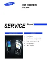 Предварительный просмотр 1 страницы Samsung SGH-D800 Service Manual