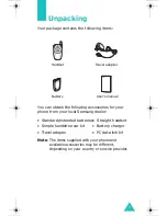 Preview for 9 page of Samsung SGH-E310 Manual