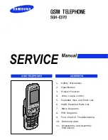 Preview for 1 page of Samsung SGH-E370 Service Manual