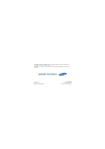 Samsung SGH-E576 User Manual preview