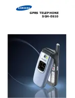 Preview for 2 page of Samsung SGH-E610 Quick Manual