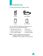 Preview for 9 page of Samsung SGH-E610 Quick Manual