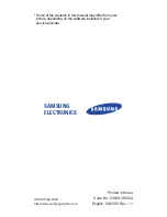 Samsung SGH-E638 User Manual preview