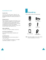 Предварительный просмотр 6 страницы Samsung SGH-E700 Owner'S Manual