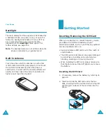Preview for 11 page of Samsung SGH-E700A Owner'S Manual