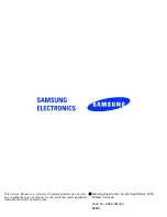 Preview for 2 page of Samsung SGH-E760 Service Manual