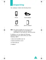 Preview for 10 page of Samsung SGH-E800C User Manual