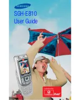 Предварительный просмотр 2 страницы Samsung SGH-E810 User Manual