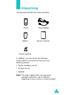 Preview for 14 page of Samsung SGH-E820T Manual