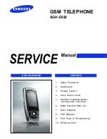 Preview for 1 page of Samsung SGH-E830 Service Manual