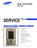 Preview for 1 page of Samsung SGH-E890 Service Manual