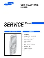 Preview for 1 page of Samsung SGH-E950 Service Manual