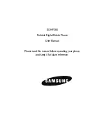 Samsung SGH-F266 User Manual preview